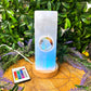 Selenite Tower Tree of Light Chakra Lamp with Multicolour LED Base Pack