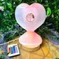 Selenite Heart Chakra Tree of Life Light with Multicolour LED Base Pack