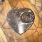 Orthoceras Heart and Ammonite Spiral Fossil Bowl