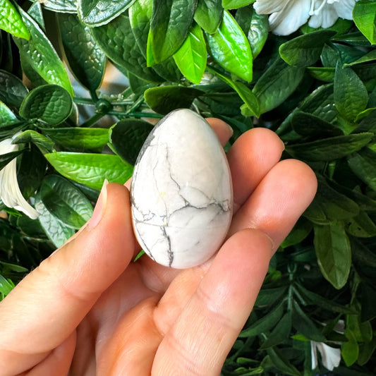 White Howlite Egg