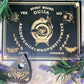 Crystal Ball Ouija Spirit Board with large Moth Planchette