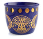 Wild Scents Pentacle Ceramic Smudge Bowl