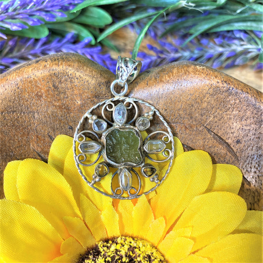 Moldavite Pendants