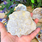 Fairy Face Druzy Bowl with Amethyst & Carnelian